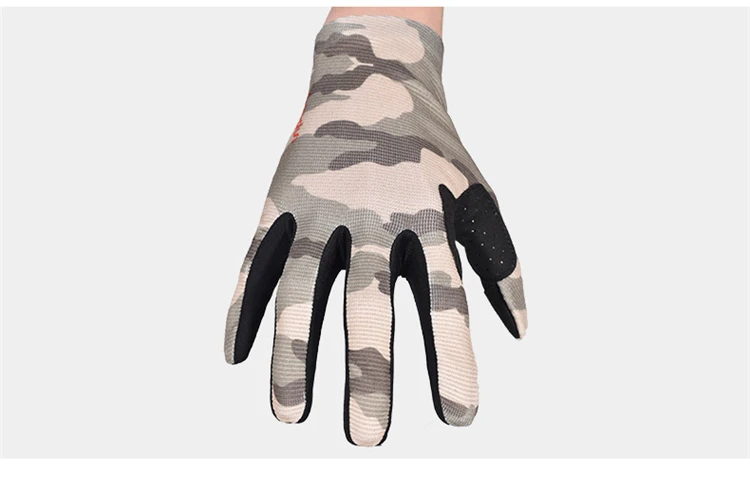 Touch Screen Men Women's Horse Riding Gloves Full Finger Breathable Camouflage Equestrian Sports Hiking Outdoor Tactical Gloves