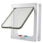 Large Size Magnetic Cat Door with 4 WAY Lock for Cats,Dogs,Pets