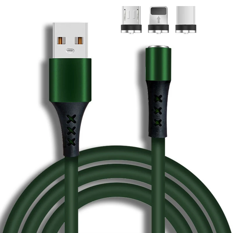 Free Sample 1M silicone Magnetic Charging 3 In 1 Fast Charger Usb Cable, Black/red/silver
Free Sample 1M silicone Magnetic Charging 3 In 1 Fast Charger Usb Cable, Black/red/silver