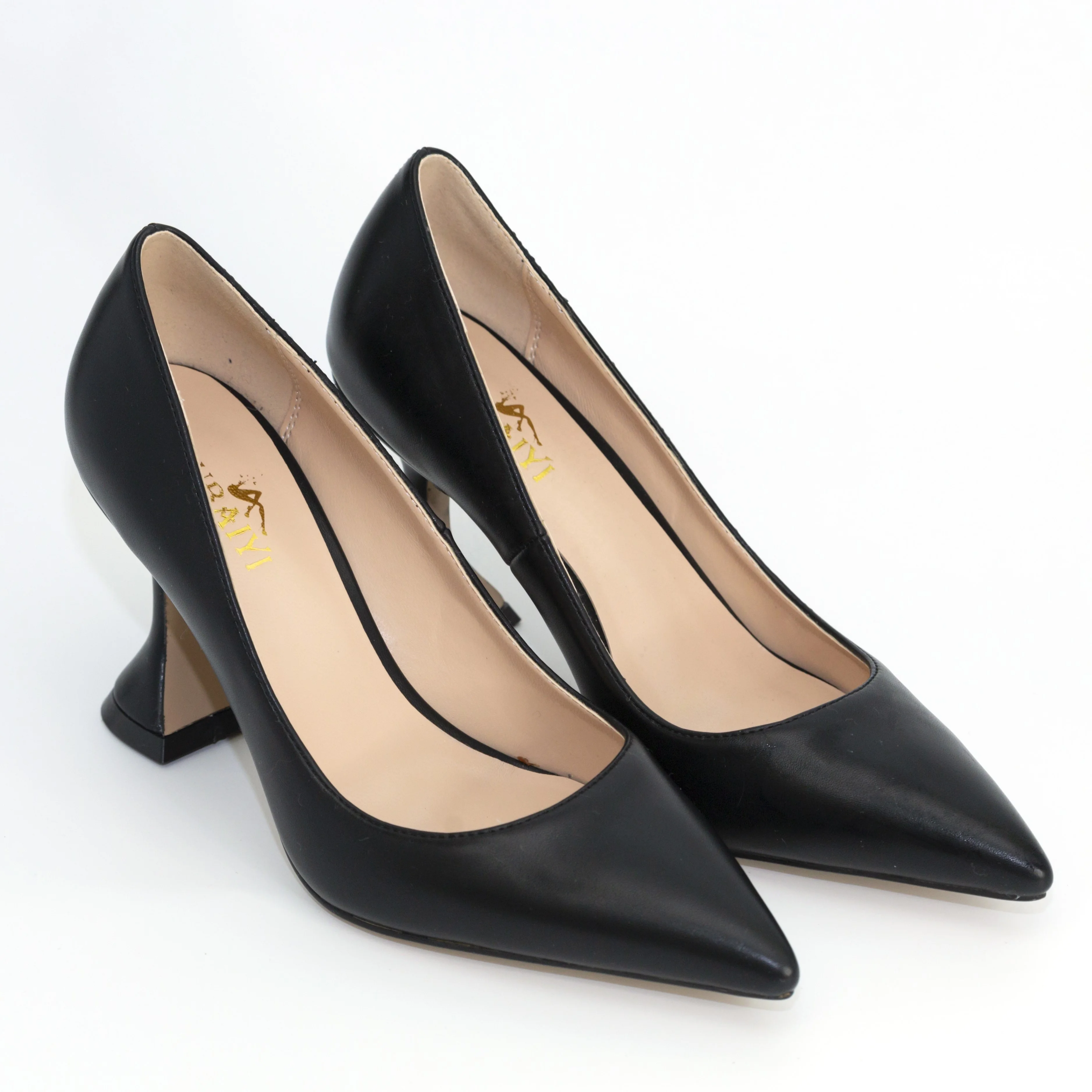 Classic design pure flat black square strange style heel office ladies med heel shoes women's dress shoes
Classic design pure flat black square strange style heel office ladies med heel shoes women's dress shoes