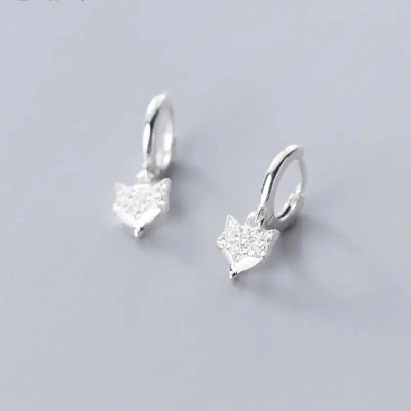 jewellery wholesale 925 sterling silver diamond cute animal fox hoop earrings for women party
jewellery wholesale 925 sterling silver diamond cute animal fox hoop earrings for women party