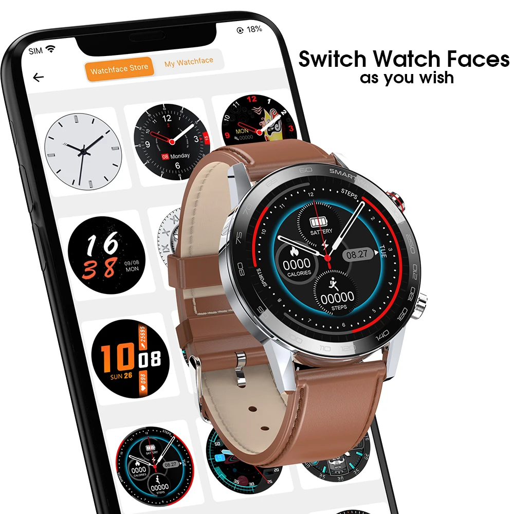 High Qulity Blue tooth 5.0 Heart rate Waterproof OEM L16 128MB Smart Watch Digital Heat Rate Sporty Smart Watch
High Qulity Blue tooth 5.0 Heart rate Waterproof OEM L16 128MB Smart Watch Digital Heat Rate Sporty Smart Watch