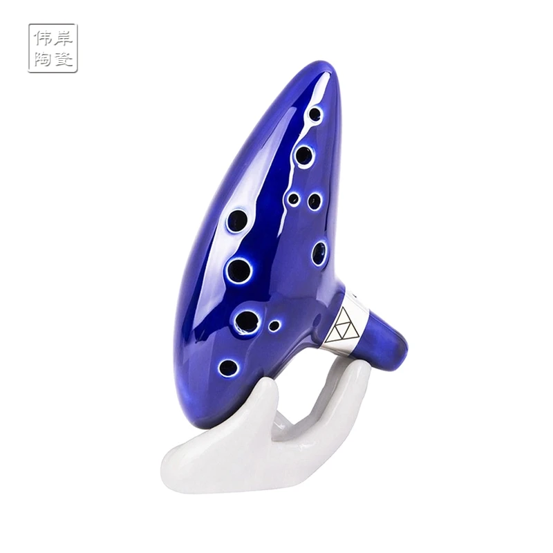 12 Hole Blue Ocarina Ceramic Alto C Legend of Zelda Wind Excellent Instrument Inspired of Time Musical Instrument
12 Hole Blue Ocarina Ceramic Alto C Legend of Zelda Wind Excellent Instrument Inspired of Time Musical Instrument