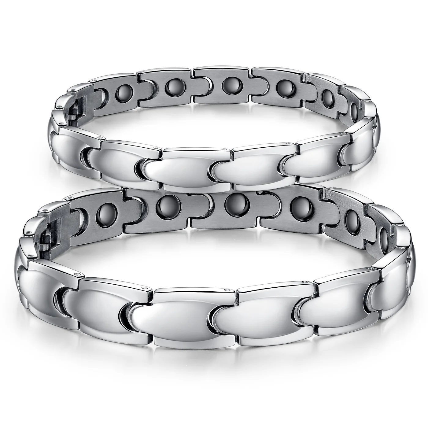 High quality Titanium Steel Magnet Balances Bracelet Good for Health Anti Fatigue Couples Bracelets Fashion Jewelry
High quality Titanium Steel Magnet Balances Bracelet Good for Health Anti Fatigue Couples Bracelets Fashion Jewelry
