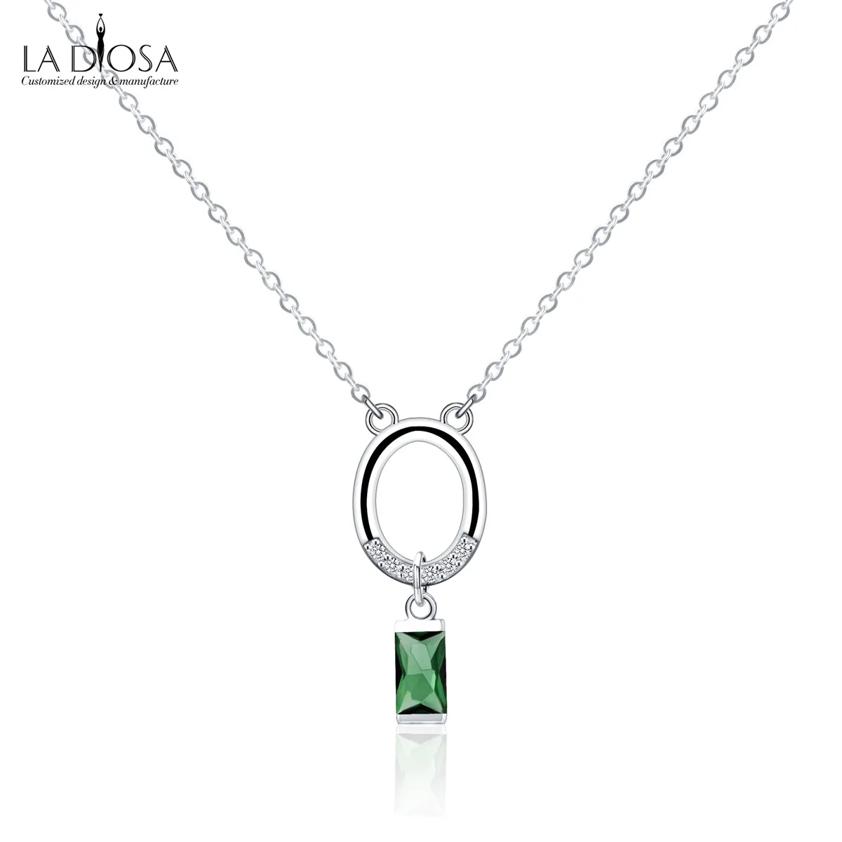 Bezel Setting 925 Sterling Silver Oval Shape Green Zirconia Jewellry Necklace, Silver color
Bezel Setting 925 Sterling Silver Oval Shape Green Zirconia Jewellry Necklace, Silver color
