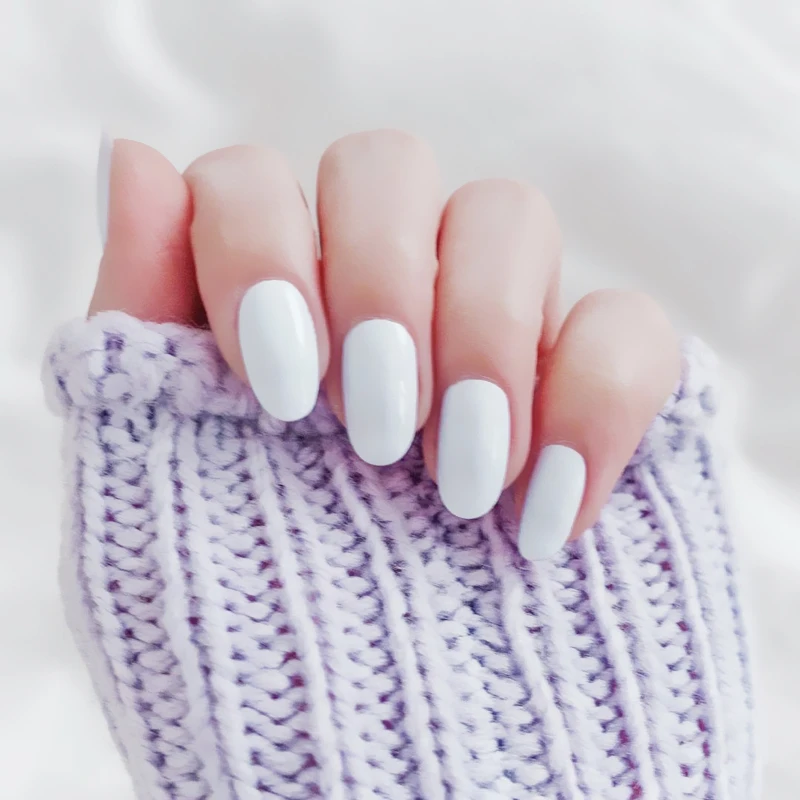 24pcs White Oval False Short Rounded Clear fales Nails Finger Acrylic Pure Color Tips For Nail Extension
24pcs White Oval False Short Rounded Clear fales Nails Finger Acrylic Pure Color Tips For Nail Extension