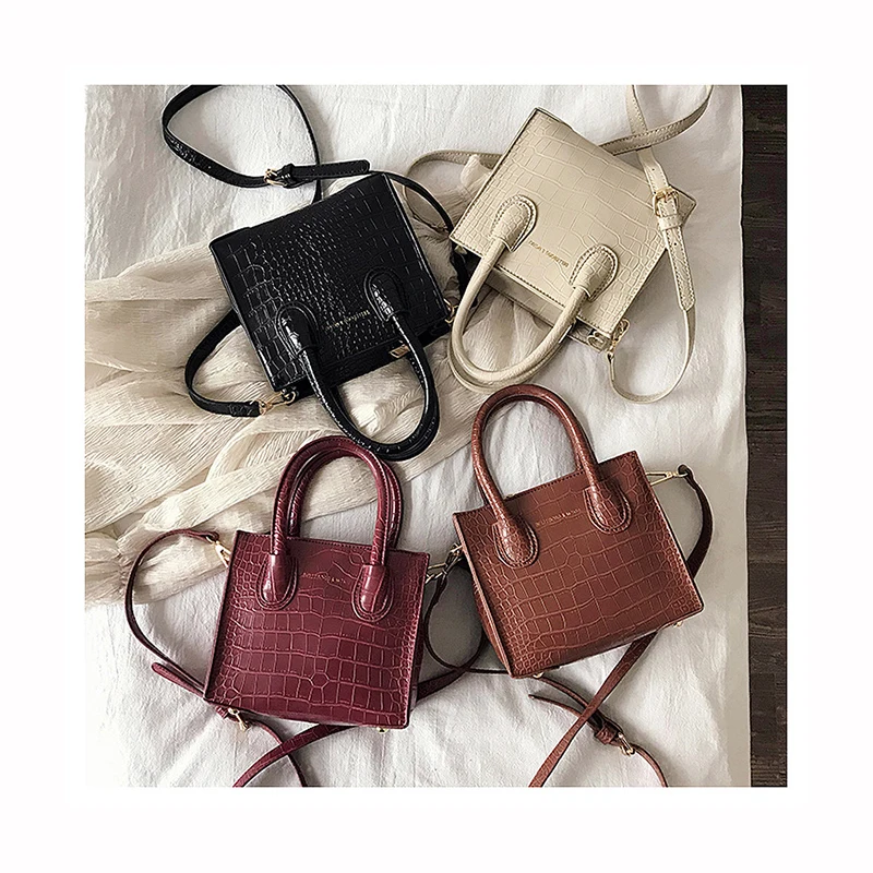 New Crocodile Handbag Mini Alligator Designer Women Shoulder Bag Female Top-handle Stone Pattern Tote Small Crossbody Bags Purse
New Crocodile Handbag Mini Alligator Designer Women Shoulder Bag Female Top-handle Stone Pattern Tote Small Crossbody Bags Purse
