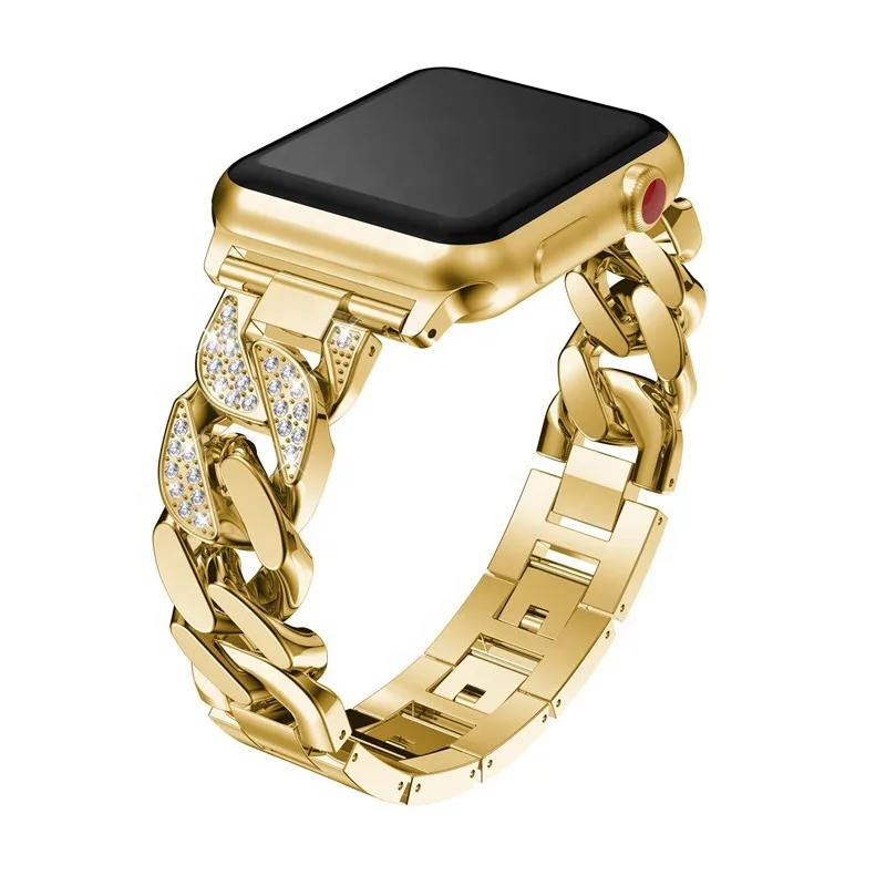 For Apple Watch Band 40mm 44mm Metal Watch Strap Luxury Chain Bracelet Diamond Bracelet, Black,silver,gold, rose gold
For Apple Watch Band 40mm 44mm Metal Watch Strap Luxury Chain Bracelet Diamond Bracelet, Black,silver,gold, rose gold