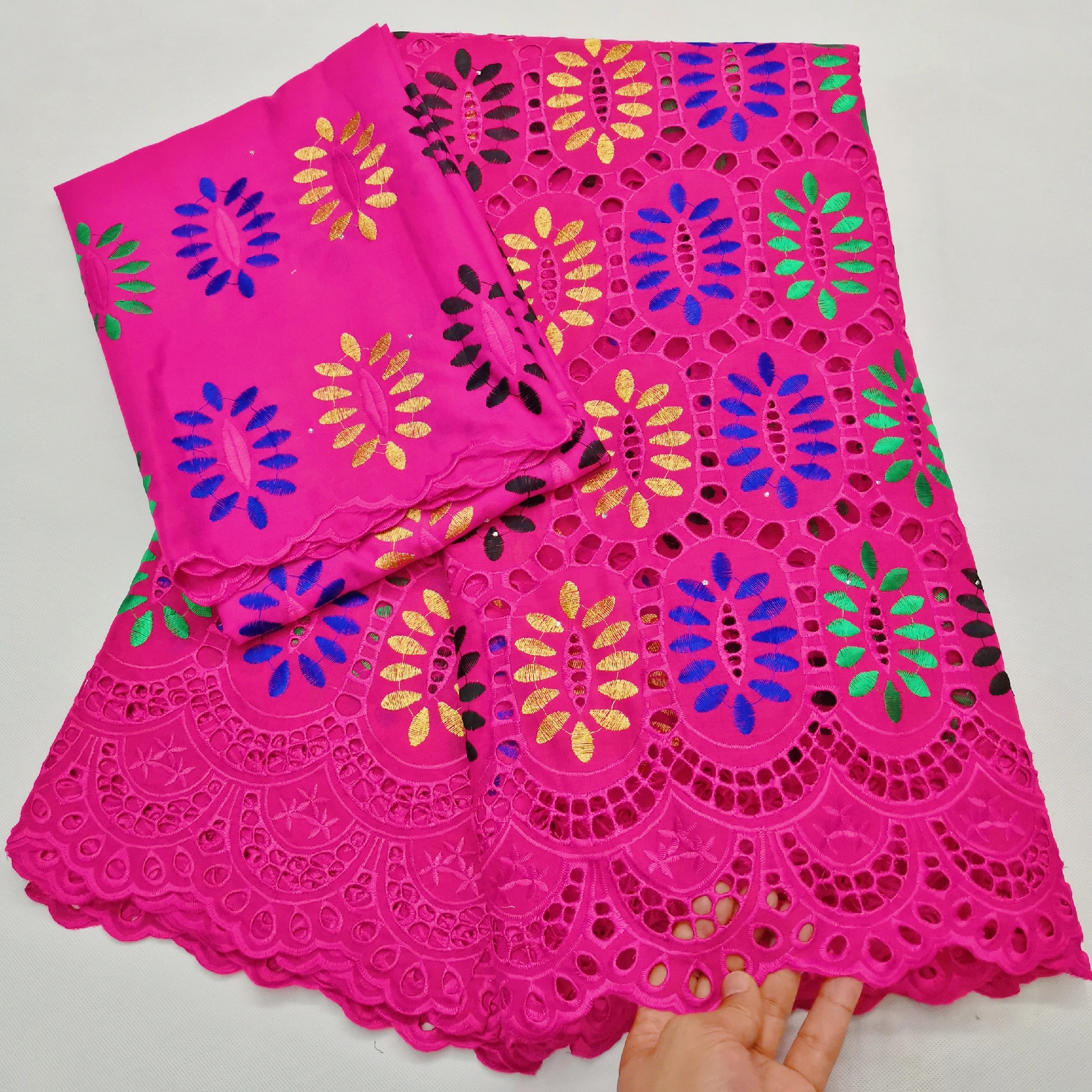 Beautifical wedding cotton lace fabric 5+2yards pink cotton lace fabric africa lace cotton fabric for dresses ML19R244, Customized
Beautifical wedding cotton lace fabric 5+2yards pink cotton lace fabric africa lace cotton fabric for dresses ML19R244, Customized