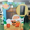 Real-time monitoring of sales data and status through Apps Commercial auto fresh orange juice multi payments vending machine
