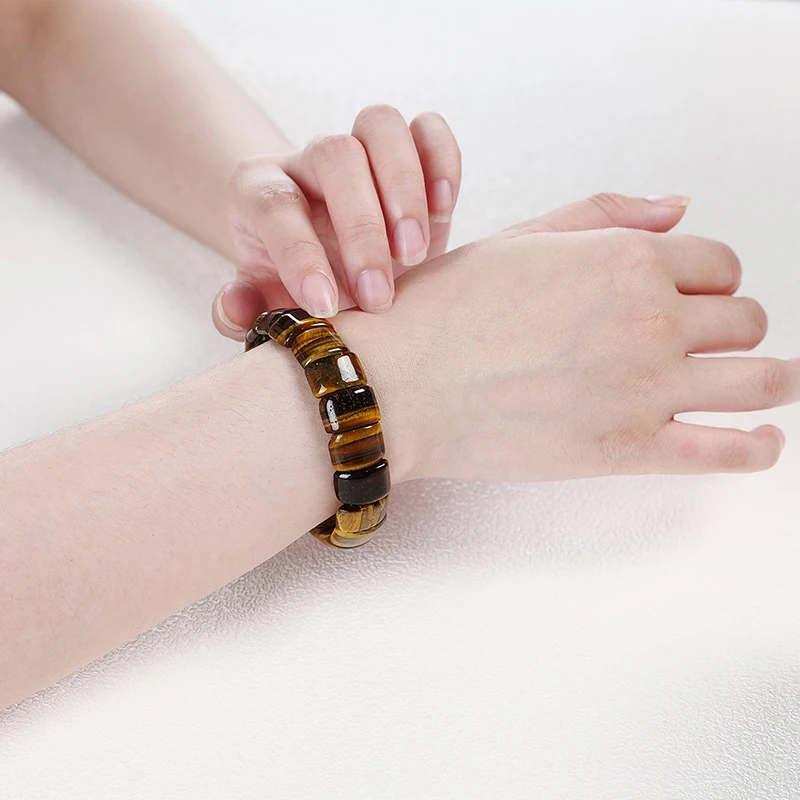 Colorful Tiger Eyes Natural Stone Beads Bangles & Bracelets Handmade Mookiate Stone Jewelry Energy Bracelet for Women or Men
Colorful Tiger Eyes Natural Stone Beads Bangles & Bracelets Handmade Mookiate Stone Jewelry Energy Bracelet for Women or Men
