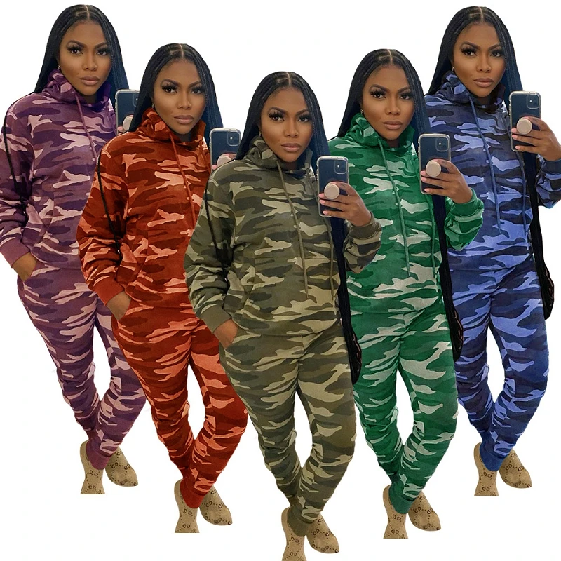 EB-2022 new100511 Casual Fashion Women Camouflage Clothing sweatpants and hoodie set Jogger Tracksuit Two Piece Fall Set
EB-2022 new100511 Casual Fashion Women Camouflage Clothing sweatpants and hoodie set Jogger Tracksuit Two Piece Fall Set