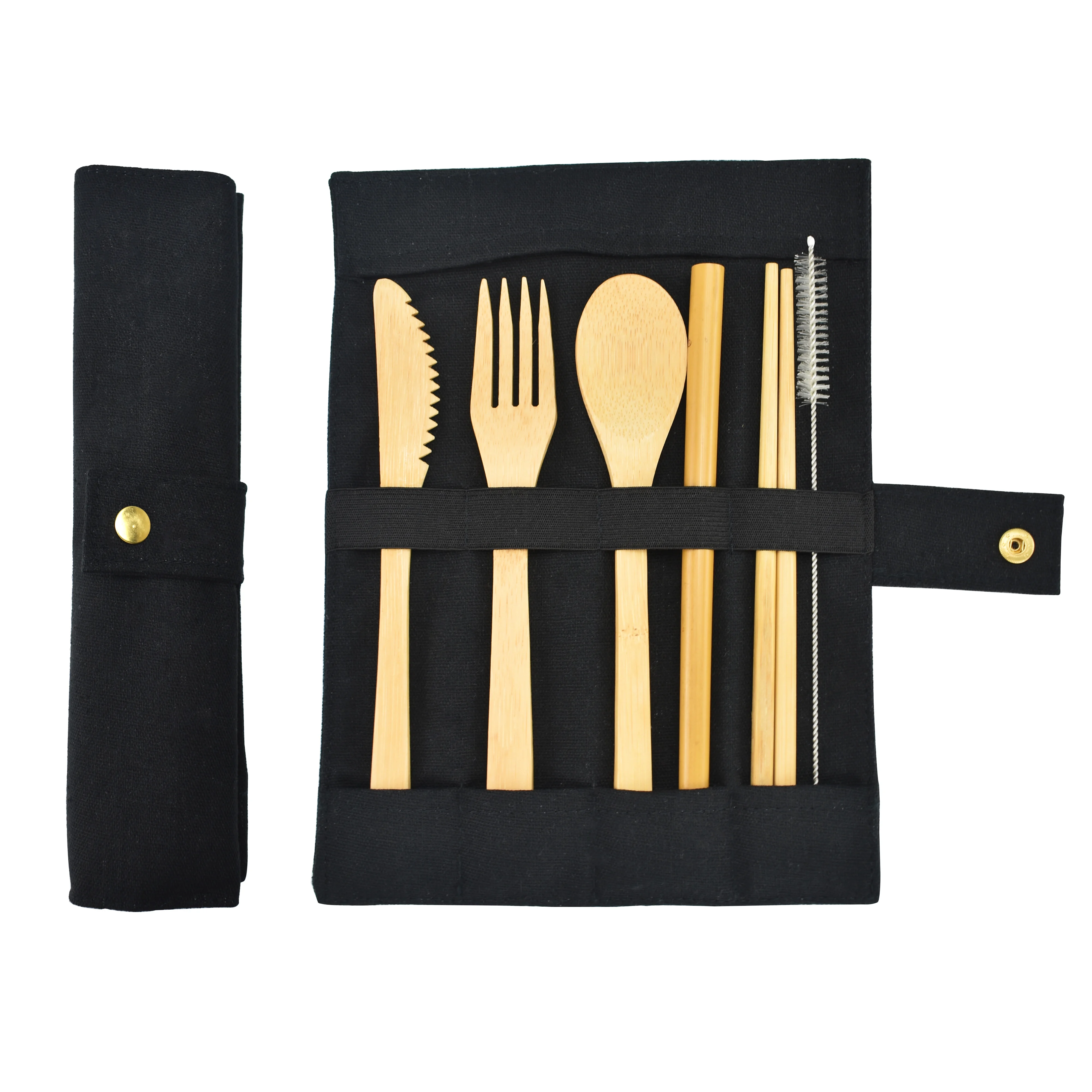Wholesale Wood Cutlery With Logo Nature Materials Bamboo Flatware High Quality Bamboo Cutlery Set With Rolling Bag, Natural bamboo color
Wholesale Wood Cutlery With Logo Nature Materials Bamboo Flatware High Quality Bamboo Cutlery Set With Rolling Bag, Natural bamboo color