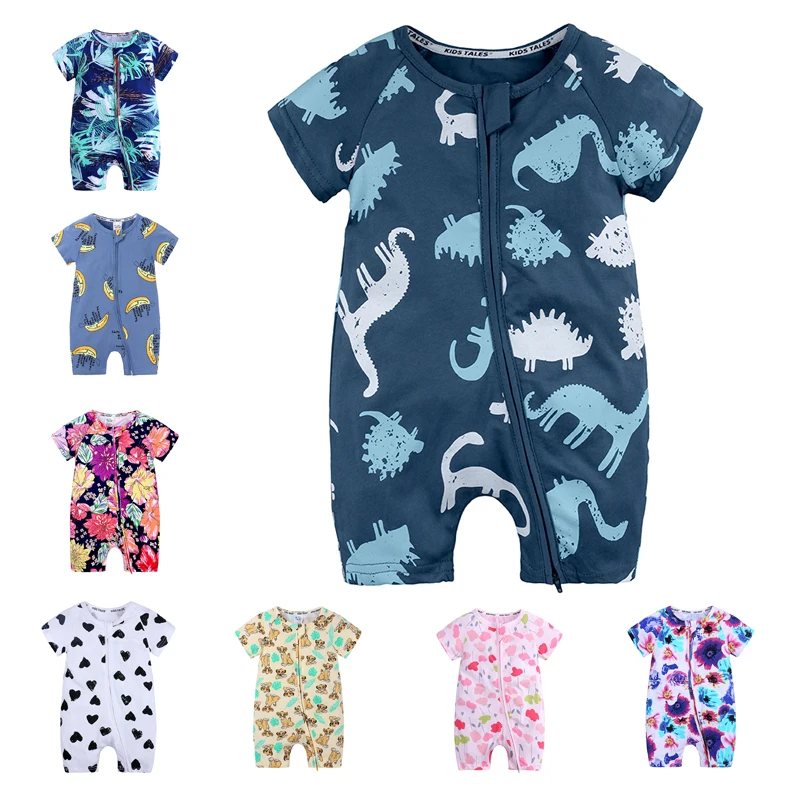 Hot sale summer baby clothes newborn girls boys short sleeve cotton rompers, As picture
Hot sale summer baby clothes newborn girls boys short sleeve cotton rompers, As picture
