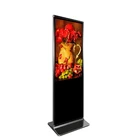all in one pc 43'' floor stand lcd touch screen advertising tv stand display
