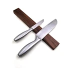 16 inch Kitchen Magnet Knife Holder Walnut Wood