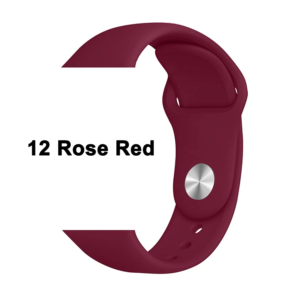 ShanHai Soft Silicone Replacement Sport Band For Apple Watch 40MM 44MM 38MM 42MM S/M M/L All Models, Multi-color optional or customized
ShanHai Soft Silicone Replacement Sport Band For Apple Watch 40MM 44MM 38MM 42MM S/M M/L All Models, Multi-color optional or customized