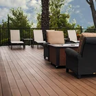 Waterproof Outdoor Terrace Agio Wood Decking Boards Composite Resysta Material