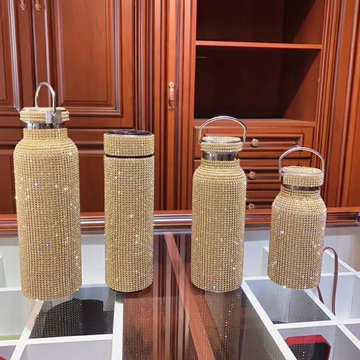 350/500/750ml Diamond Rhinestone Crystal Water Bottle Stainless Steel Thermo Mug
350/500/750ml Diamond Rhinestone Crystal Water Bottle Stainless Steel Thermo Mug
