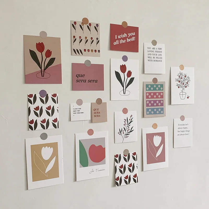 Korean oil painting style simple postcard Ins wall decoration card for wholesale, Colorful
Korean oil painting style simple postcard Ins wall decoration card for wholesale, Colorful