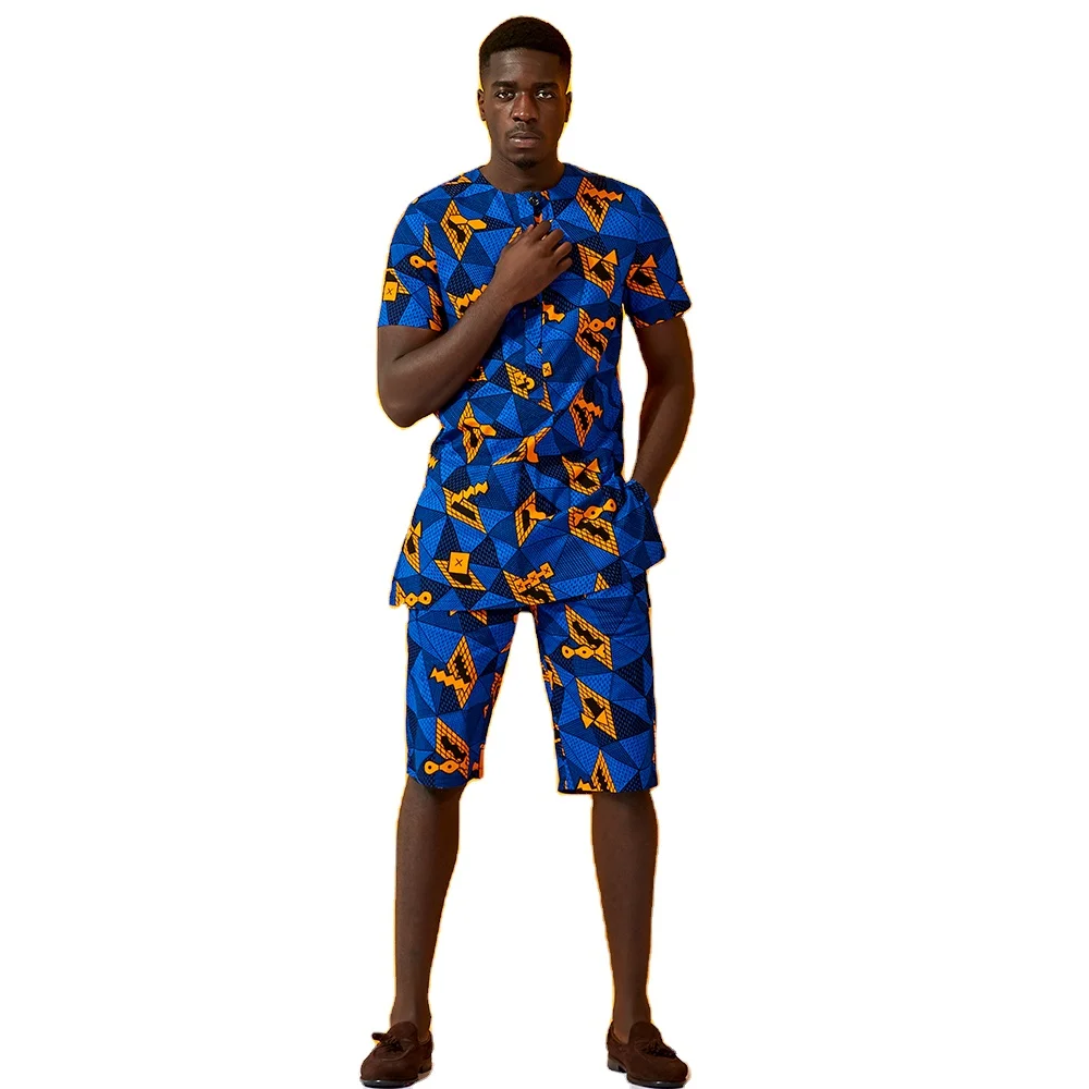 Factory Wholesale Two Pieces African Men Short Sleeve T Shirts Comfortable Pants 2021 African Clothes, As picture
Factory Wholesale Two Pieces African Men Short Sleeve T Shirts Comfortable Pants 2021 African Clothes, As picture