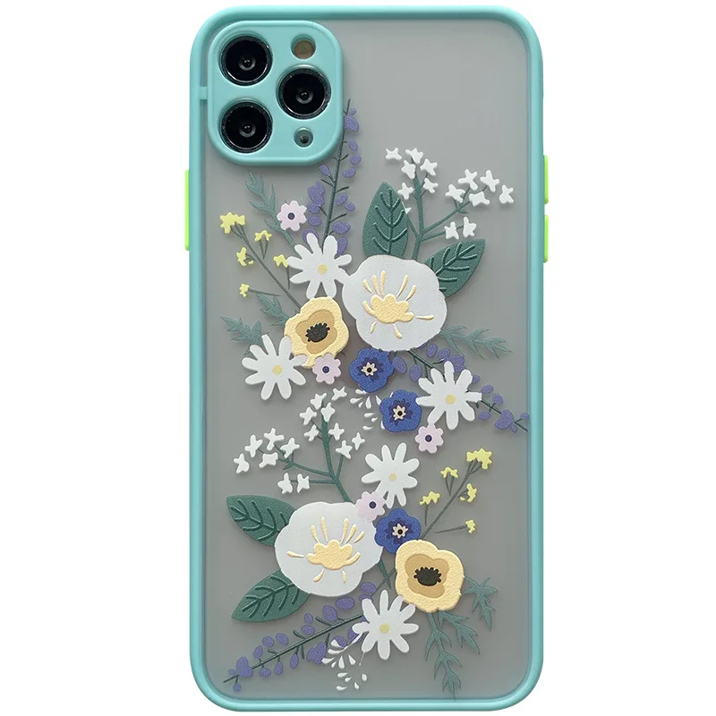 Luxury Flower Phone Case For iPhone 11 Pro Max X XR XS Max 7 8 Plus 3D Relief Floral Transparent Soft TPU Back Cover
Luxury Flower Phone Case For iPhone 11 Pro Max X XR XS Max 7 8 Plus 3D Relief Floral Transparent Soft TPU Back Cover