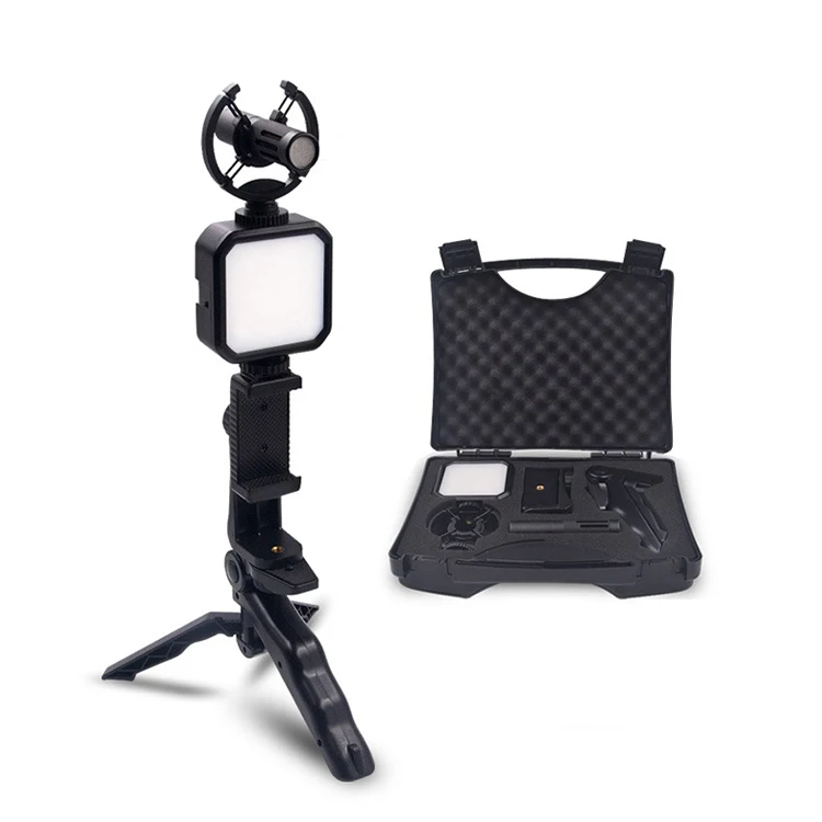 New Hot Sale Short Video Live Broadcast RGB Video Lamp Microphone Mobile Phone Splint Kit
New Hot Sale Short Video Live Broadcast RGB Video Lamp Microphone Mobile Phone Splint Kit