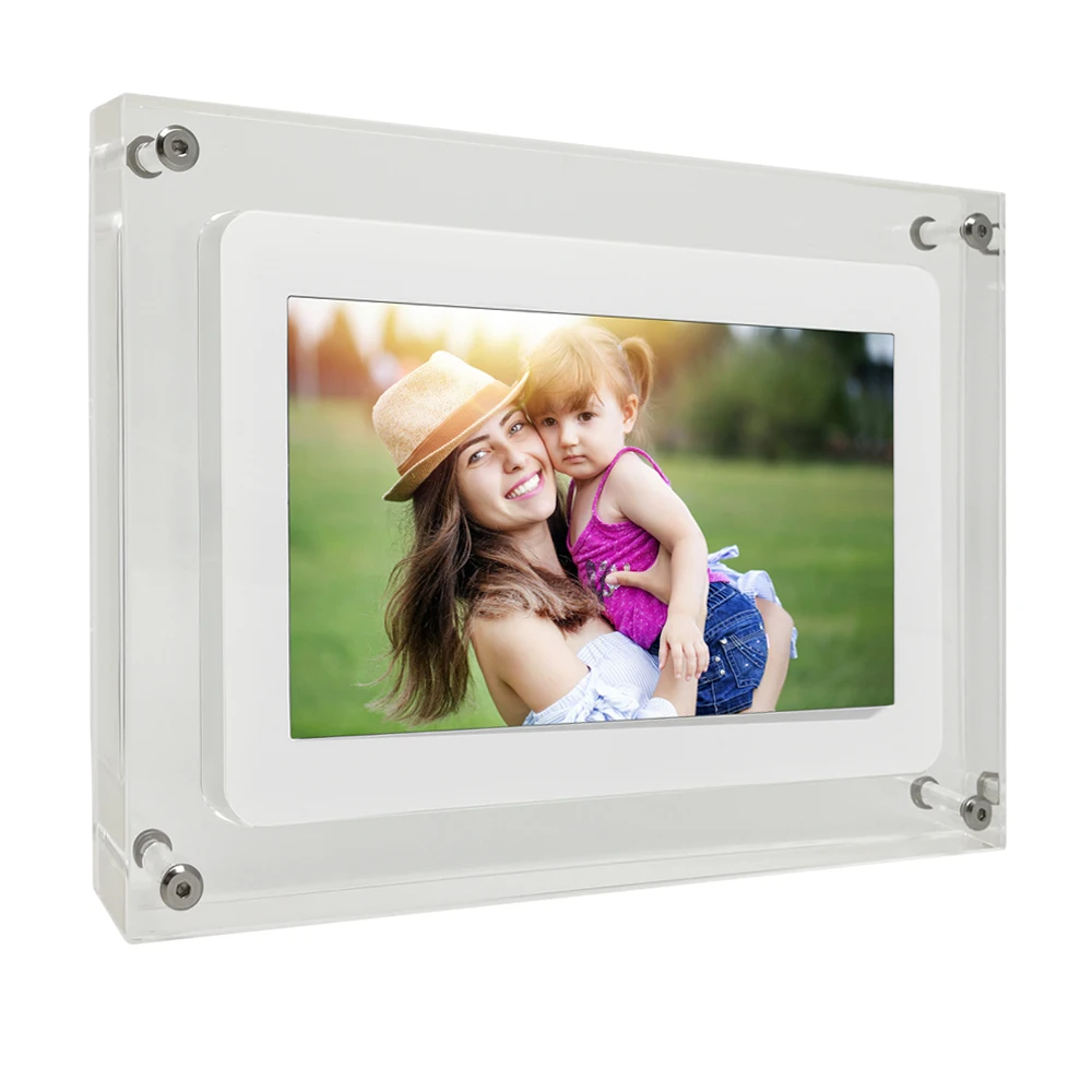 Acrylic Glass Nft Installation Photo Frame Album Transparent Smart Art Wall Mount Video Dump Switch Crystal Photo Frame Digital, White
Acrylic Glass Nft Installation Photo Frame Album Transparent Smart Art Wall Mount Video Dump Switch Crystal Photo Frame Digital, White