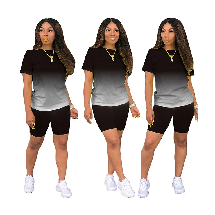 Womens clothing 2021 yoga sets outfits high waist short sleeve Short chains2 piece pants set women clothing, Picture shows
Womens clothing 2021 yoga sets outfits high waist short sleeve Short chains2 piece pants set women clothing, Picture shows