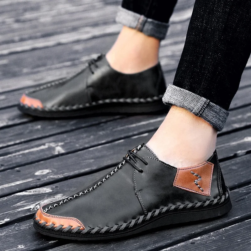 Comfortable Men's Soft Footwear Leather Driving Shoes Fashion Large Size Leisure Leather Shoes
Comfortable Men's Soft Footwear Leather Driving Shoes Fashion Large Size Leisure Leather Shoes