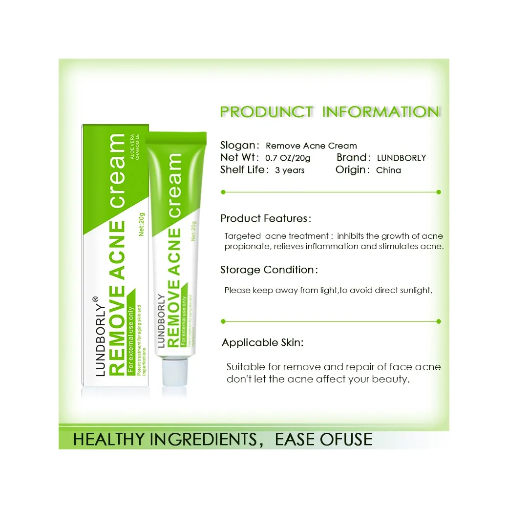 Wholesale Lundborly acne free cream Best Potent Repairing Treatment Anti Acne Cream
Wholesale Lundborly acne free cream Best Potent Repairing Treatment Anti Acne Cream