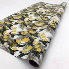 lemon pattern wrapping paper custom printed paper for packaging