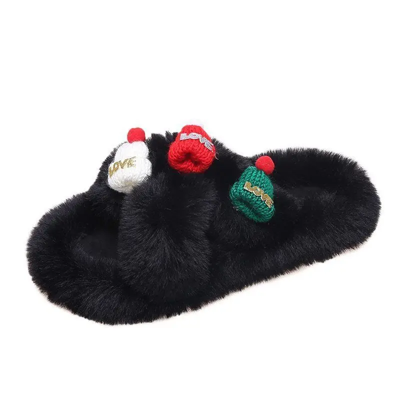 Christmas Hot sale cheap warmly wholesale and retail Slippers Sandals Soft fake fur Flat for Indoor Outdoor, As photo or customized color
Christmas Hot sale cheap warmly wholesale and retail Slippers Sandals Soft fake fur Flat for Indoor Outdoor, As photo or customized color