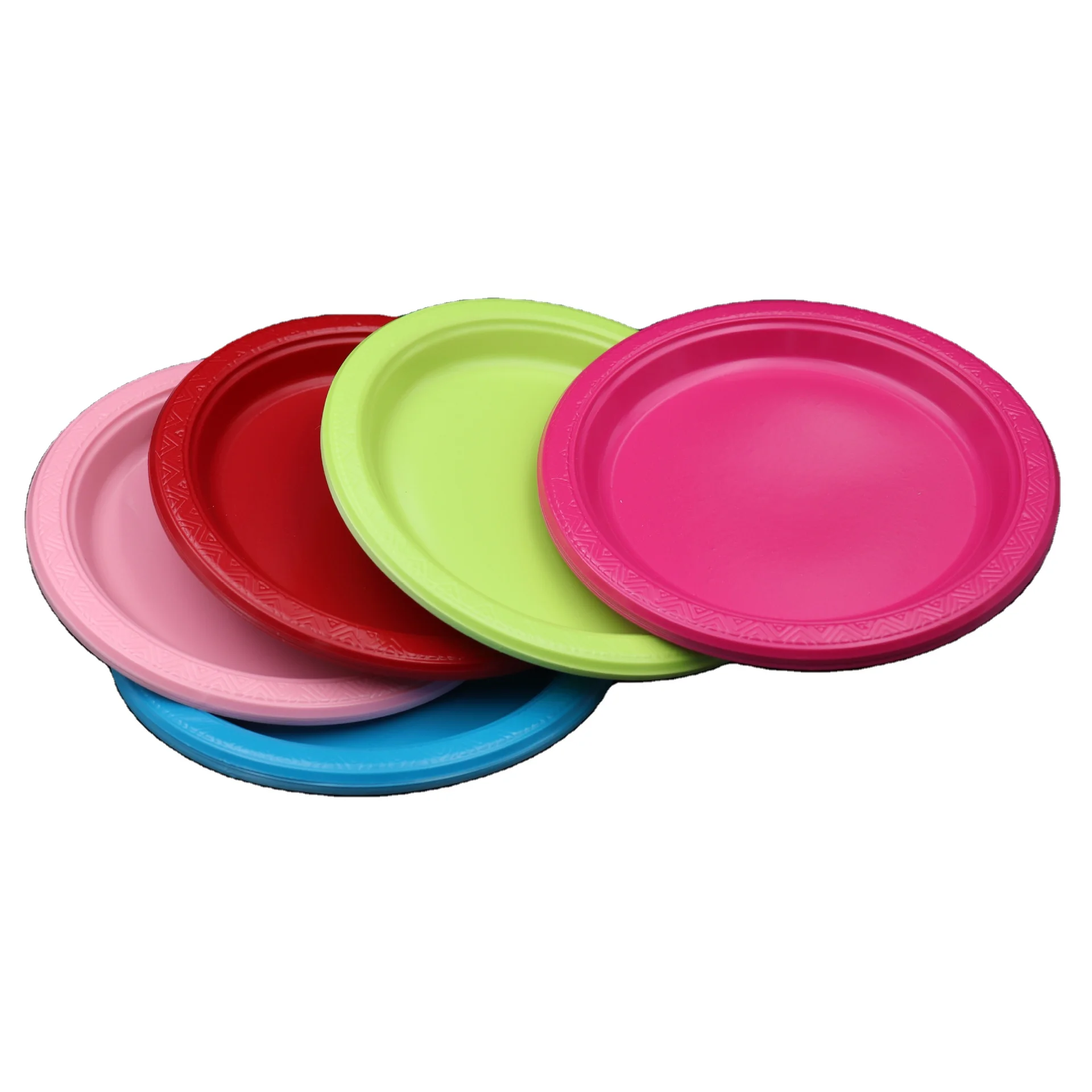 Free Sample customised plate dish plastic plates plastic wedding, Red, white, black, pink and other colors 
Free Sample customised plate dish plastic plates plastic wedding, Red, white, black, pink and other colors