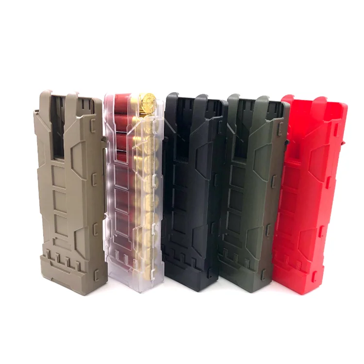 10 Rounds 12 Gauge Shotgun Shell Model Fast Loading Clip Holder Box, Black, khaki, army green, red
10 Rounds 12 Gauge Shotgun Shell Model Fast Loading Clip Holder Box, Black, khaki, army green, red