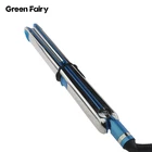 LED flat iron hair straightener 465 Fahrenheit nano titanium plates digital ionic straightening dual voltage