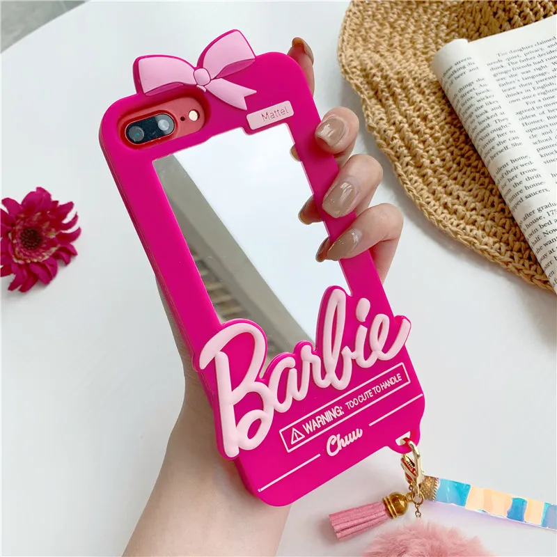 Girl Cute Silicon 3D Bow Barbie Mirror Cover Case for iPhone 12 11 Pro Max X XS Max XR 7 8 Plus SE 2020, Hot pink
Girl Cute Silicon 3D Bow Barbie Mirror Cover Case for iPhone 12 11 Pro Max X XS Max XR 7 8 Plus SE 2020, Hot pink