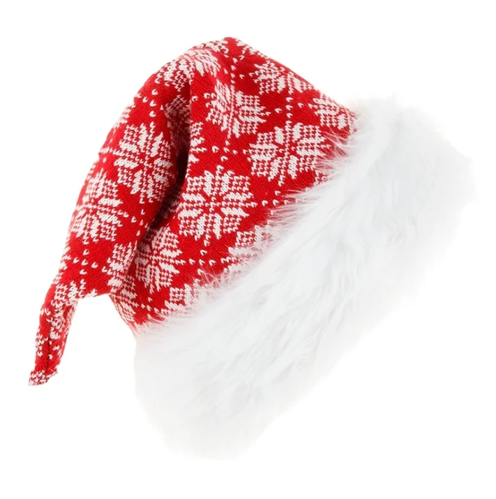 Free shipping Christmas Decorative Knitted Christmas Hat with Long Furry Edge Top Grade Christmas Hat for Adult and Children
Free shipping Christmas Decorative Knitted Christmas Hat with Long Furry Edge Top Grade Christmas Hat for Adult and Children