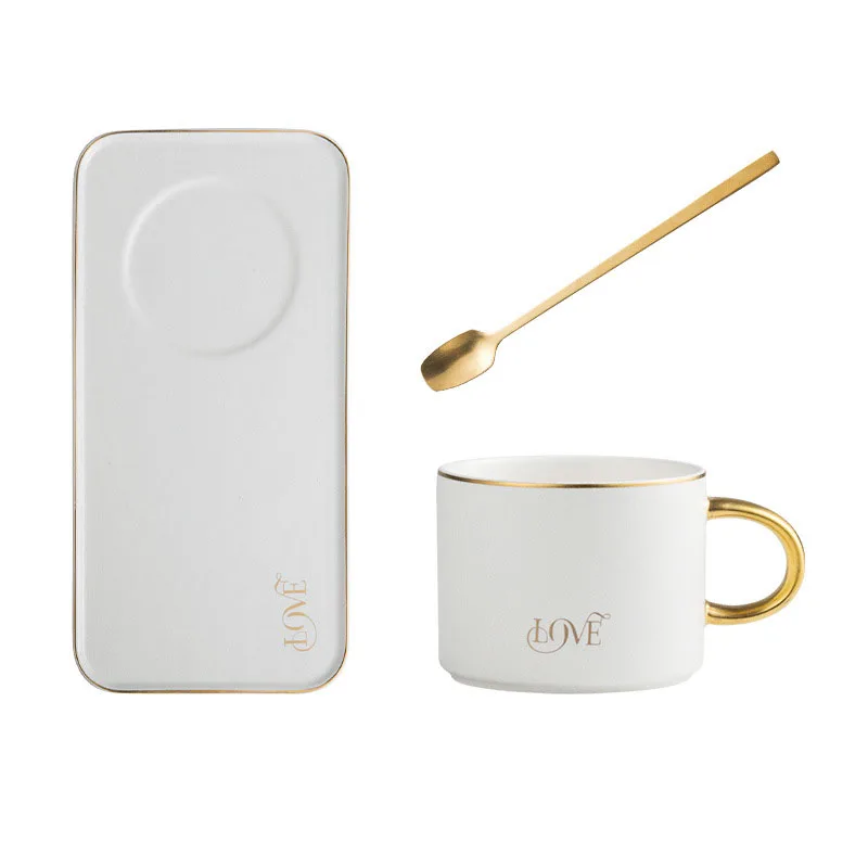 New wholesale tea cup set golden handle coffee cup set with saucer and spoon 220ml, Same as picture or customized
New wholesale tea cup set golden handle coffee cup set with saucer and spoon 220ml, Same as picture or customized