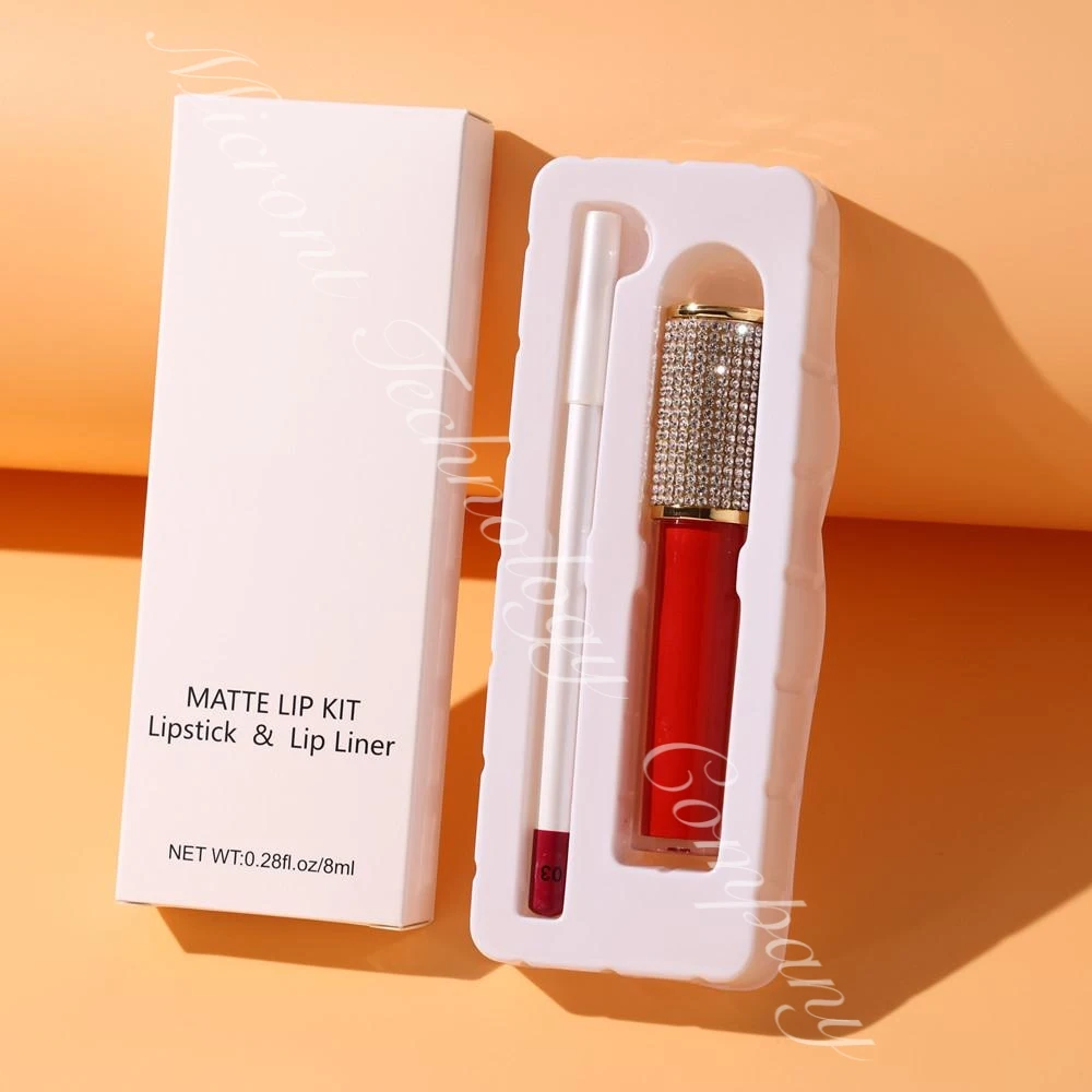 Custom lipstick with lip liner set packaging lipstick no logo maquillaje lipliner liquid matte lipstick set, Custom color
Custom lipstick with lip liner set packaging lipstick no logo maquillaje lipliner liquid matte lipstick set, Custom color