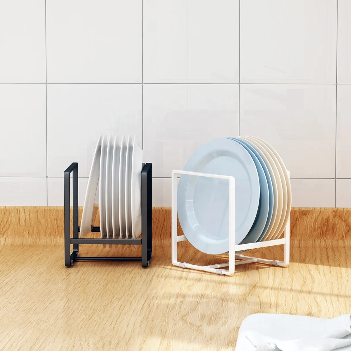 High quality Multi-use standing storage rack dish holder in the cupboard, White / black
High quality Multi-use standing storage rack dish holder in the cupboard, White / black