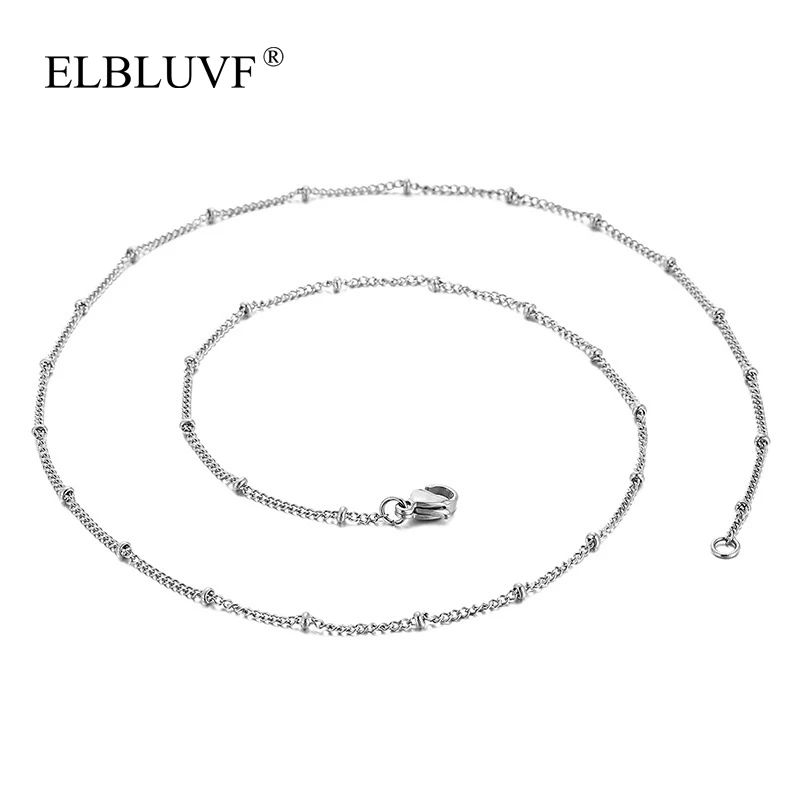 ELBLUVF Free Shipping Simple Stainless Steel Rose Gold Plated Geometric Small Eound Beads Necklace For Women, Gold/silver
ELBLUVF Free Shipping Simple Stainless Steel Rose Gold Plated Geometric Small Eound Beads Necklace For Women, Gold/silver