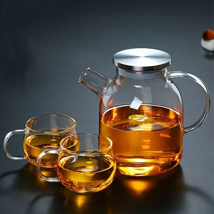 High Quality Stainless Steel Glass Teapot Heat Resistant Clear Cylinder Glass Teapot, Transparent
High Quality Stainless Steel Glass Teapot Heat Resistant Clear Cylinder Glass Teapot, Transparent