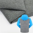 100% polyester melange wearable waterproof water resistant soft fabric for clothing