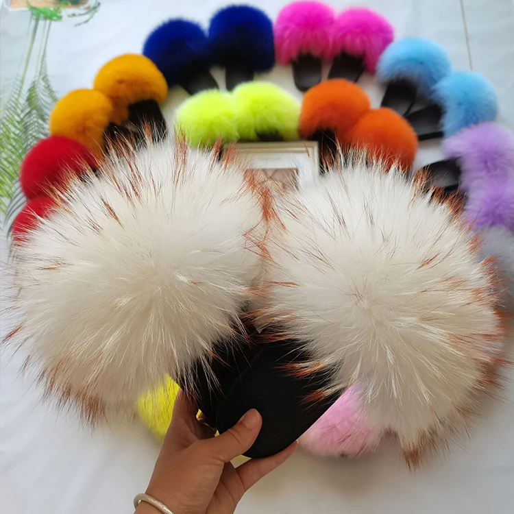 Fashion new female spring raccoon fur slides plush flat bottom little girls fur slippers fur slides, Pink, yellow, white, black, green or customized
Fashion new female spring raccoon fur slides plush flat bottom little girls fur slippers fur slides, Pink, yellow, white, black, green or customized