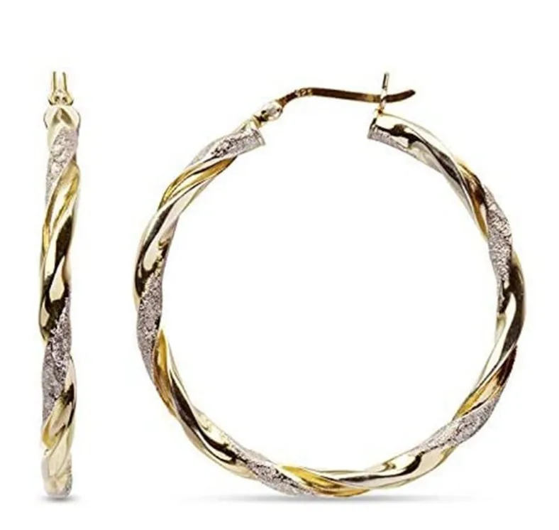 Fashion Women Jewelry Big Gold Circle Shiny Crystal Hoop Earring Rhinestone Twist Hoop Earrings
Fashion Women Jewelry Big Gold Circle Shiny Crystal Hoop Earring Rhinestone Twist Hoop Earrings