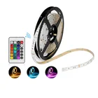12v TV Background Light with Remote Control 60 LEDs/M Flexible LED RGB strip light SMD 5050