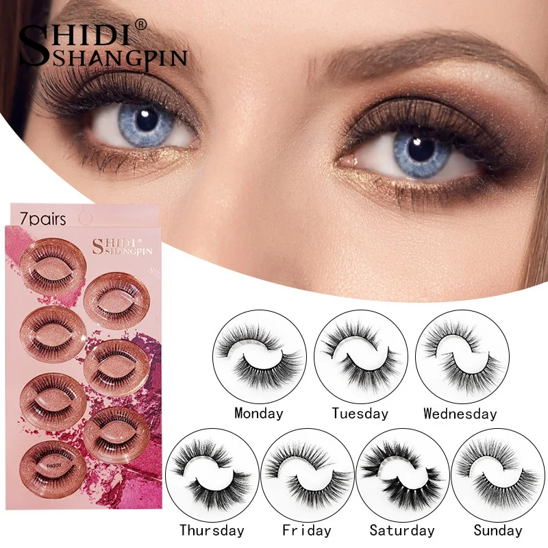 Queenabeauty 7 pairs Cheap Luxury 3d 5d Mink private label mink lashes super fluffy 25mm mink eyelashes, Natural black
Queenabeauty 7 pairs Cheap Luxury 3d 5d Mink private label mink lashes super fluffy 25mm mink eyelashes, Natural black