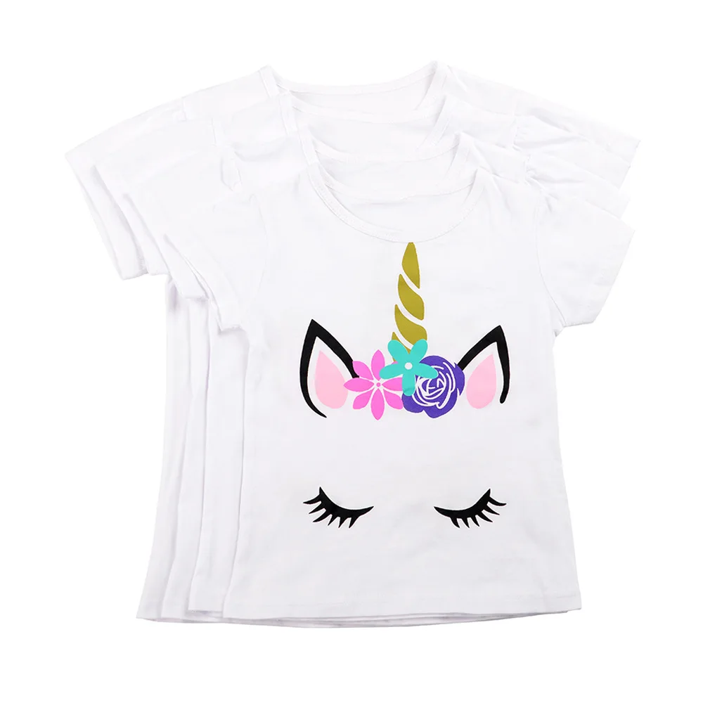 2021 Summer cute unicorn pattern printed baby girls top basic t-shirt top clothes for kids girls
2021 Summer cute unicorn pattern printed baby girls top basic t-shirt top clothes for kids girls