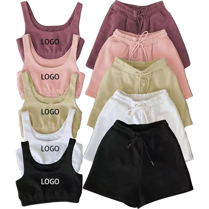 2021 Summer Outfit 2 Piece Set Women Tank Top Short Sets Clothing Sports Wear And Crop Tracksuit Sexy Bra Women Short Set
2021 Summer Outfit 2 Piece Set Women Tank Top Short Sets Clothing Sports Wear And Crop Tracksuit Sexy Bra Women Short Set